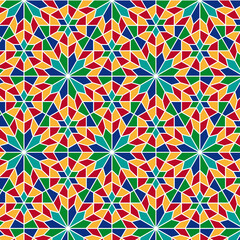 Arabesque seamless pattern