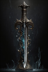 powerful magic sword