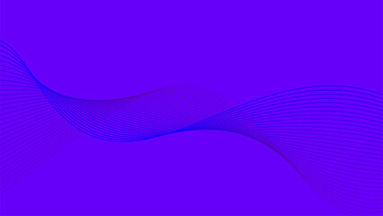tech wavy lines gradient background vector illustration