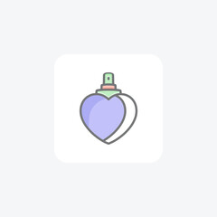 Love, potion fully editable vector fill icon

