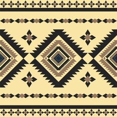 Ethnic seamless pattern for background wallpapers fabric clothing carpet textiles furniture accessories batik embroidery tribal ornaments boho fashion geometric print wallpapers textiles folk natural