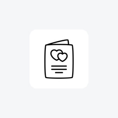 Checklist, document, fully editable vector line icon

