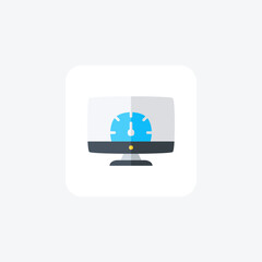 Screen icon fully editable vector fill icon

