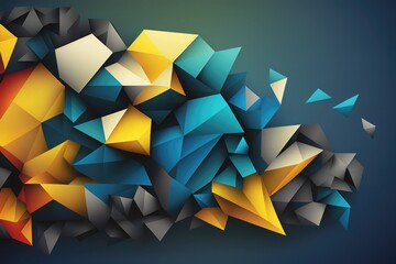 Obraz premium abstract background with triangles