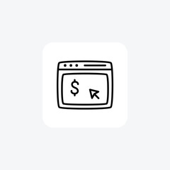 Seo, business, fully editable vector fill icon

