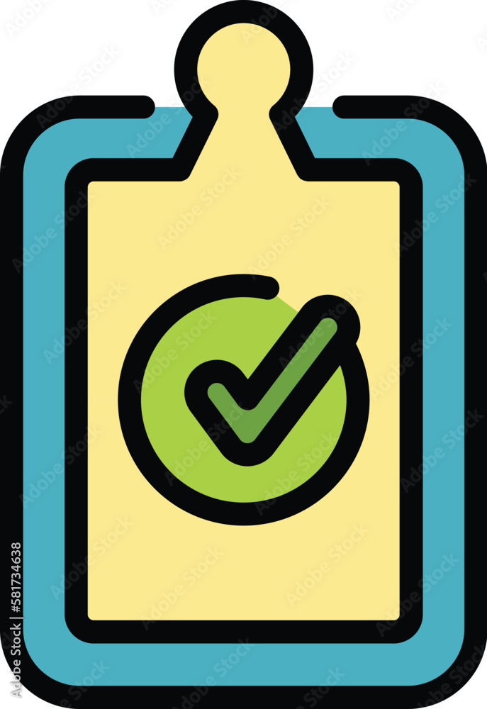 Poster clipboard task icon. outline clipboard task vector icon for web design isolated on white background 