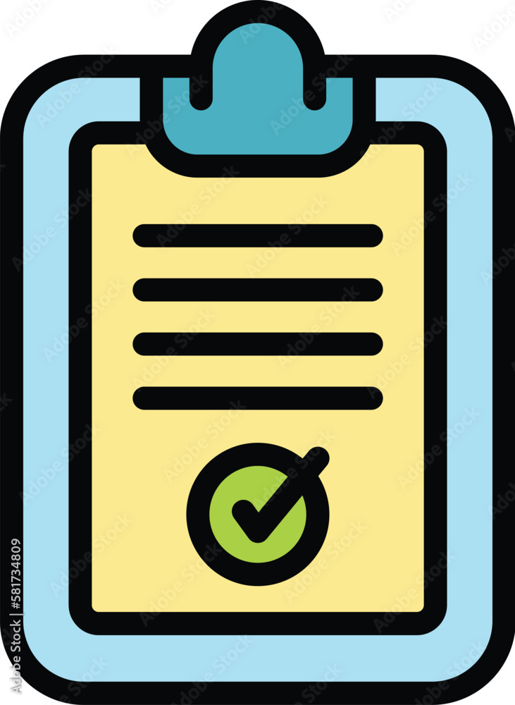 Poster clipboard hard task icon. outline clipboard hard task vector icon for web design isolated on white b