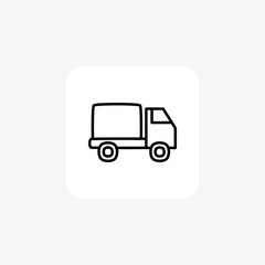 Delivery, shipping fully editable vector fill icon

