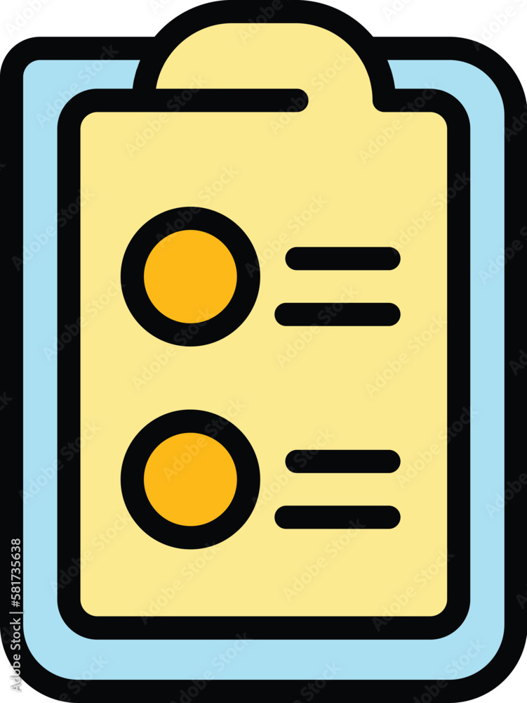 Poster task schedule point board icon. outline task schedule point board vector icon for web design isolate