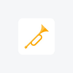 Sound, loud fully editable vector icon

