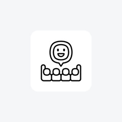 Cascamorras festival fully editable vector icon

