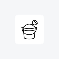 Bucket Beech icon fully editable vector icon

