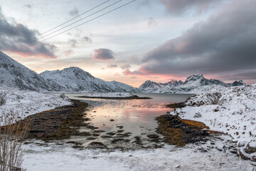 Lofoten Islands Norway Sunrise 