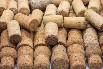 Abstract background of wine corks with corks