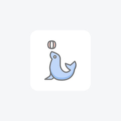  Fish entertainment fully editable vector icon

