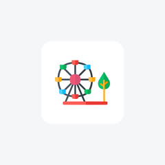 Park enjoyment fully editable vector icon

