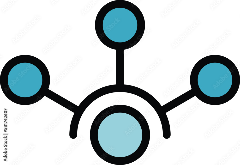 Aufkleber crew members icon. outline crew members vector icon for web design isolated on white background colo
