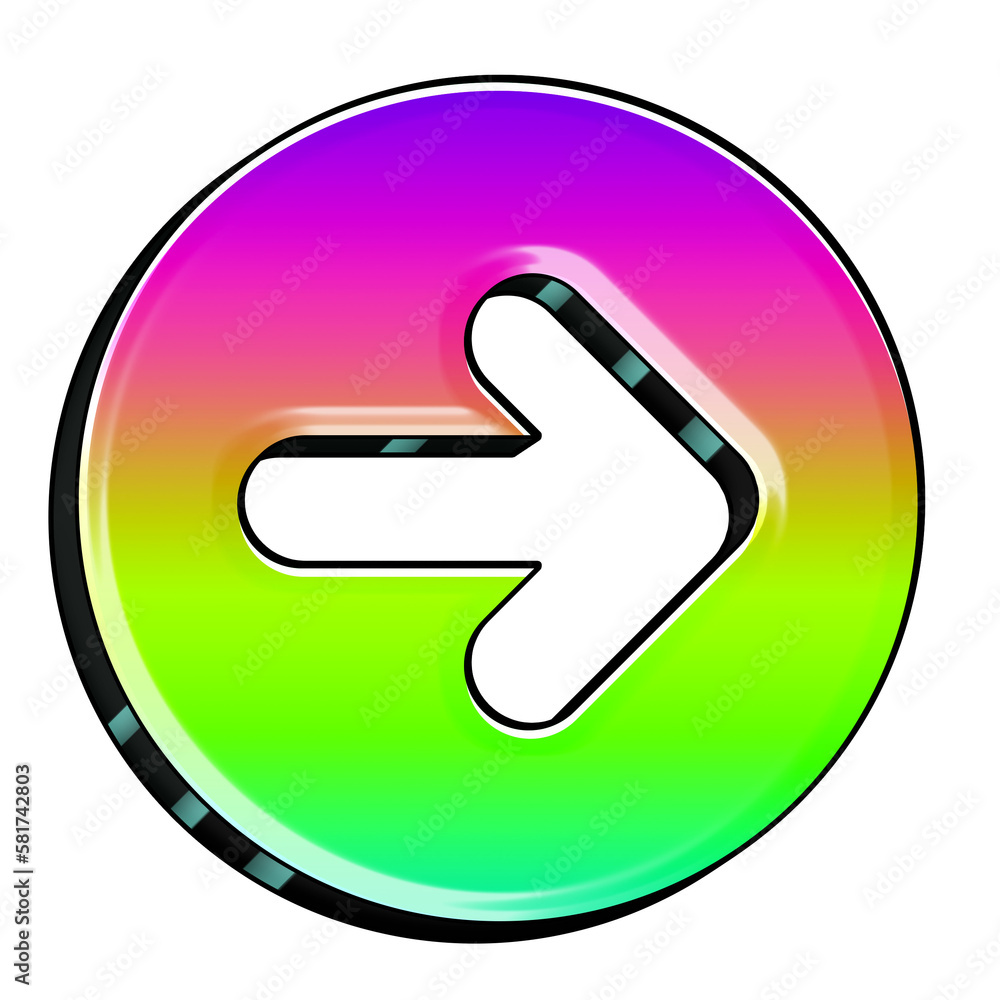 Poster graffiti colorful symbols and shapes, part of a set which also includes font or letters, numbers, an