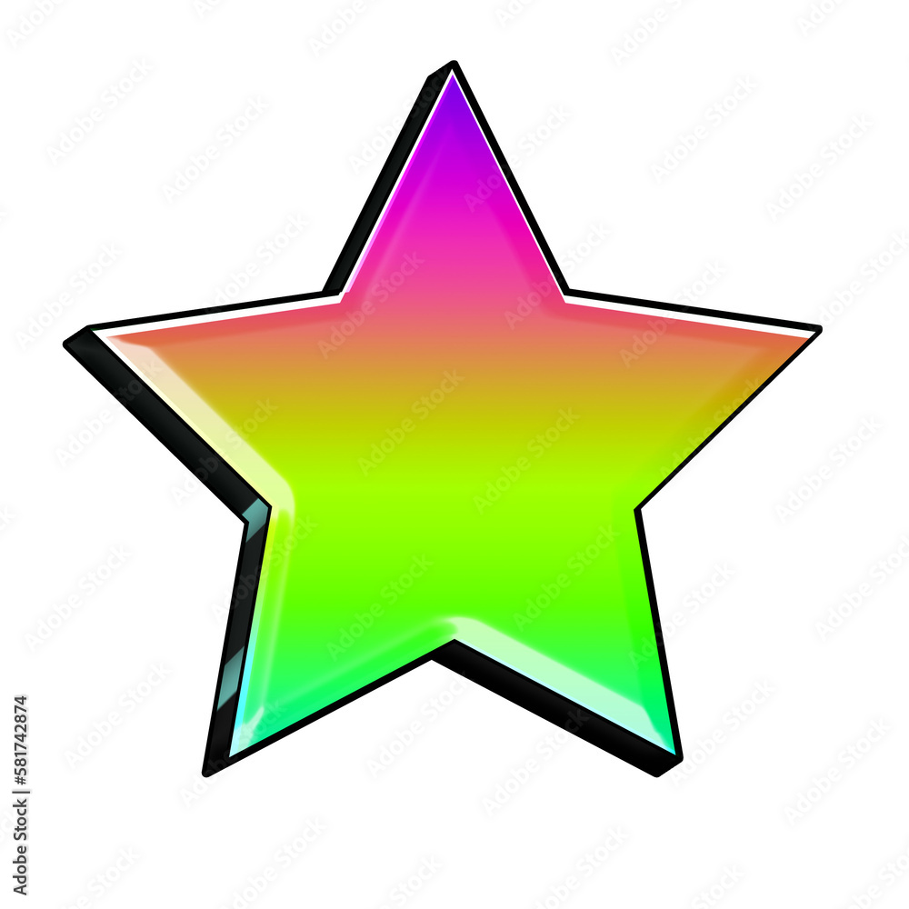 Poster graffiti colorful symbols and shapes, part of a set which also includes font or letters, numbers, an
