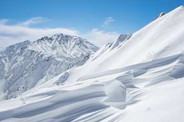 Fototapeta na wymiar 美しき冬の山