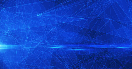 Abstract blue lines glowing high tech digital energy abstract background