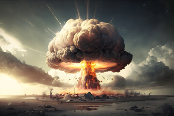 Nuclear bomb Explosion