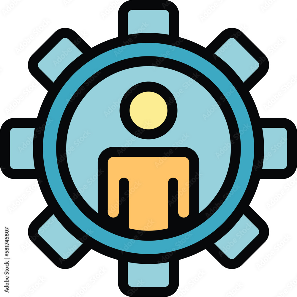Poster leader squad icon. outline leader squad vector icon for web design isolated on white background colo