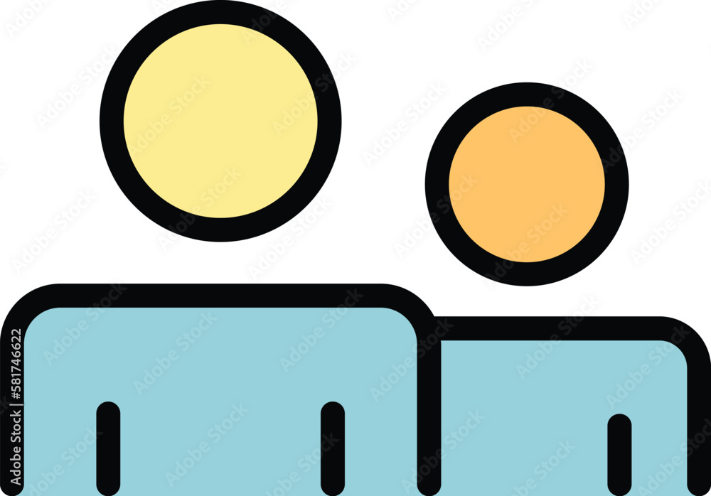 Poster expert crew icon. outline expert crew vector icon for web design isolated on white background color 