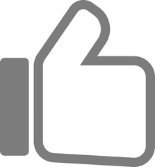 グッドサインのピクトグラムアイコン