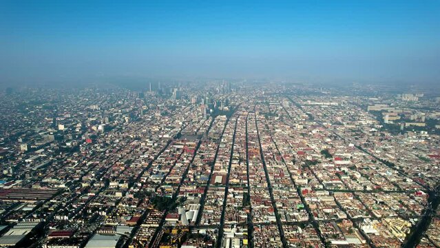 side shot of north mexico city