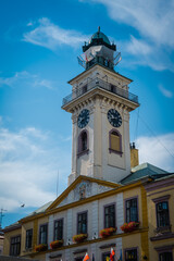 Town hall in Cieszyn in Poland