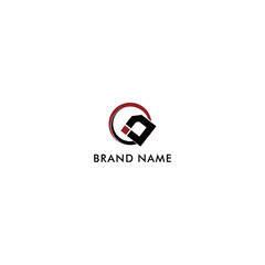 vector logo design with letter id