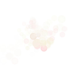Bokeh effect transparent background, light effect