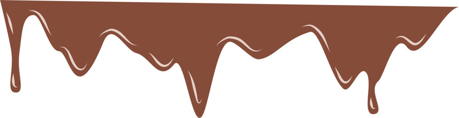 Melting Chocolate illustration, melted chocolate