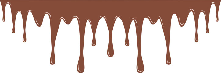 Melting Chocolate illustration, melted chocolate