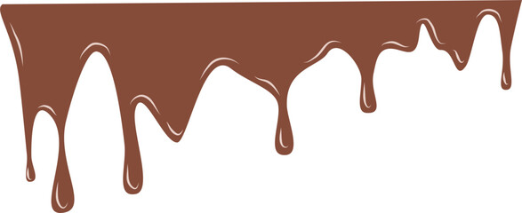 Melting Chocolate illustration, melted chocolate