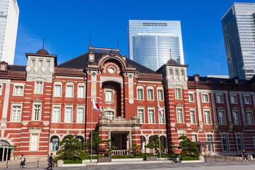 Obraz premium 東京駅丸の内駅舎
