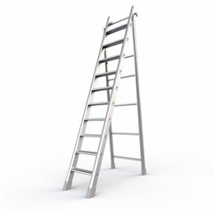 Construction ladder isolated on a white background
