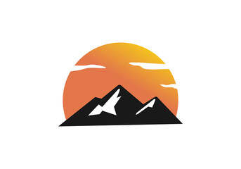 Mountain Logo, Mountain Logo Image design template	