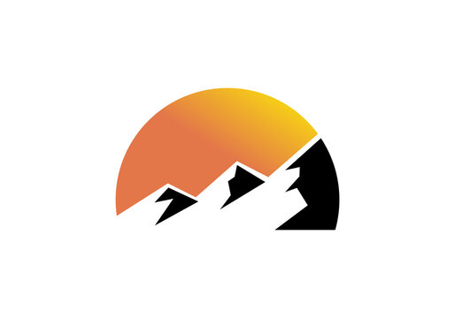 Mountain Logo, Mountain Logo Image design template	