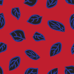 Tropical Leaf Seamless Pattern Design