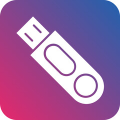 Vector Design Usb Drive Icon Style