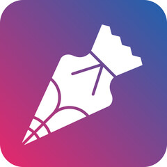 Vector Design Pastry Bag Icon Style