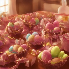 Easter egg, Party, Colorful, Generative AI