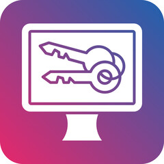 Vector Design Key Icon Style