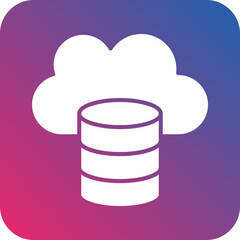 Vector Design Cloud Data Icon Style