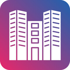 Vector Design Office Building Icon Style