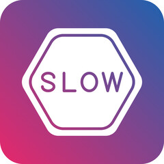 Vector Design Slow Icon Style