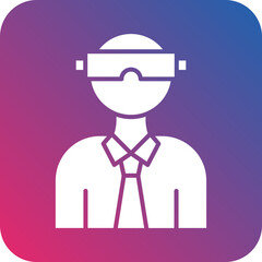 Vector Design Virtual Reality Icon Style