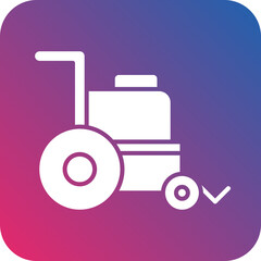 Vector Design Wheelchair Icon Style